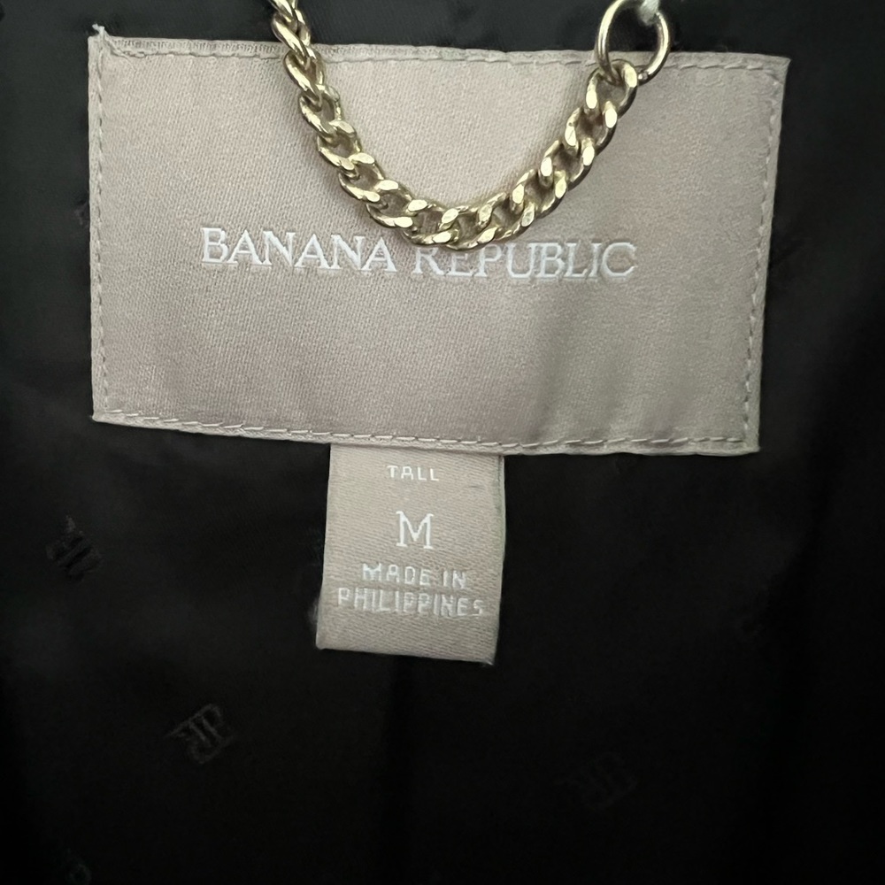 Banana Republicans Colbalt Blue Puff Sleeve Wool Coat - Picture 7 of 9